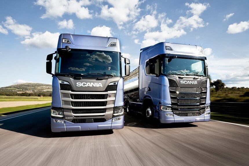 Новые грузовики Scania